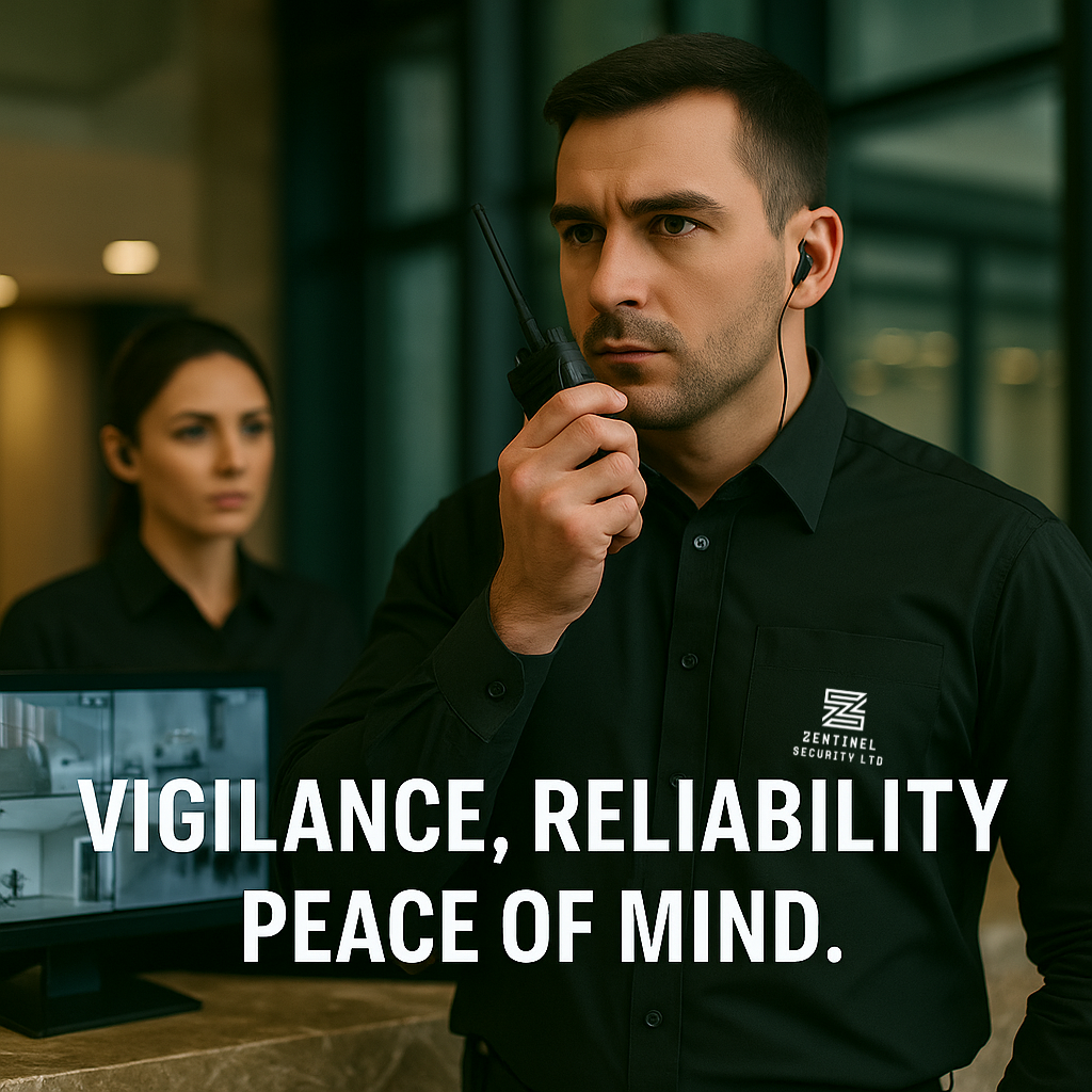 Guard monitoring premises